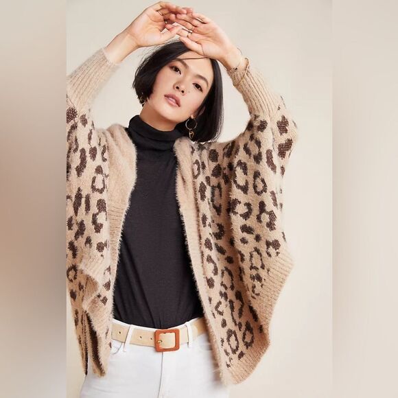 Anthropologie Akemi + Kin Louise Leopard Wrap - Picture 4 of 8